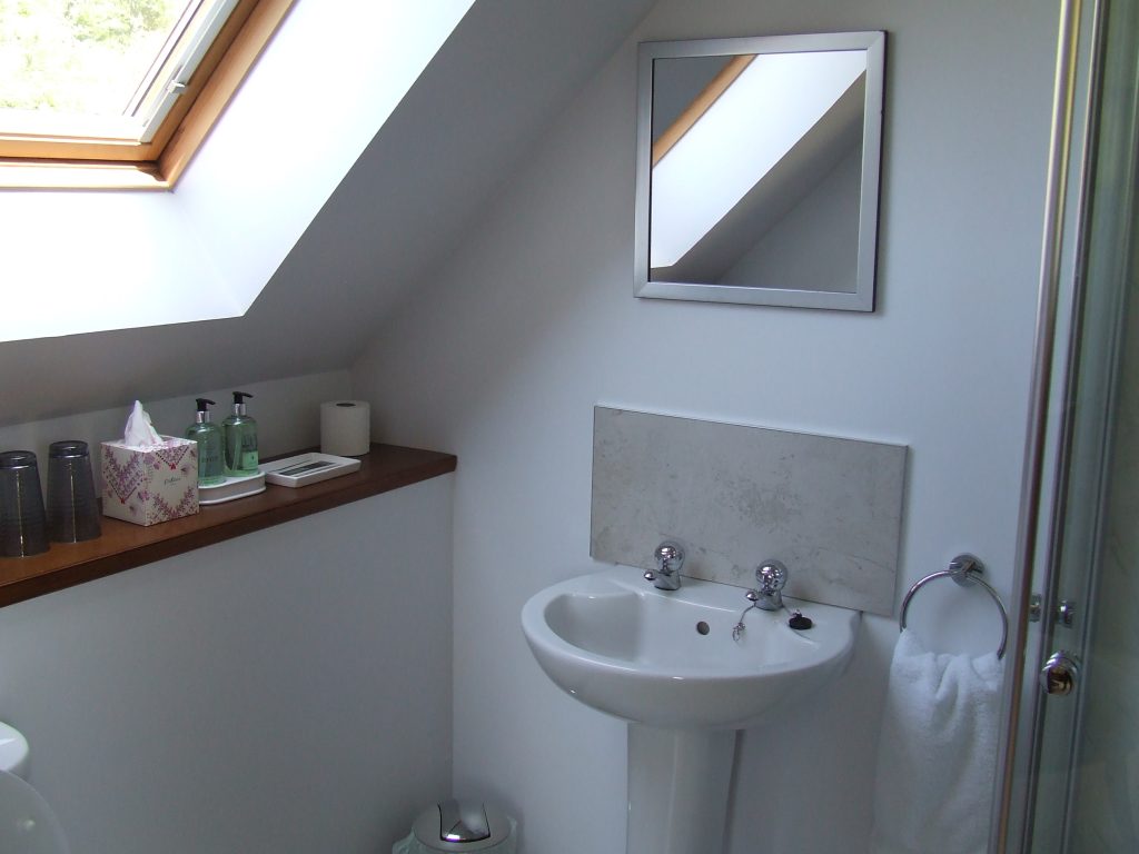 Jura en-suite shower room